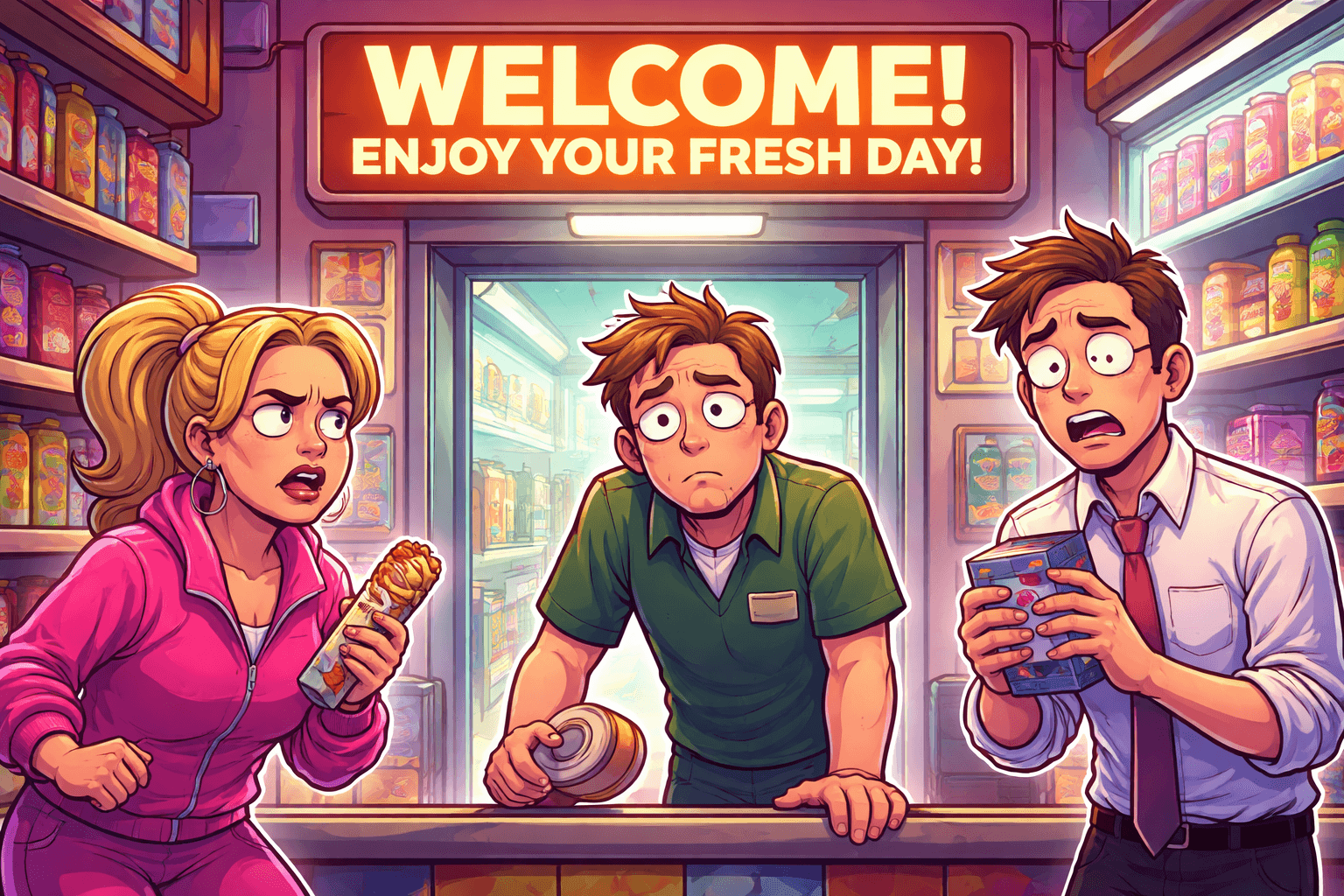Welcome to the Machine – A Chaotic Convenience Store Comedy Story