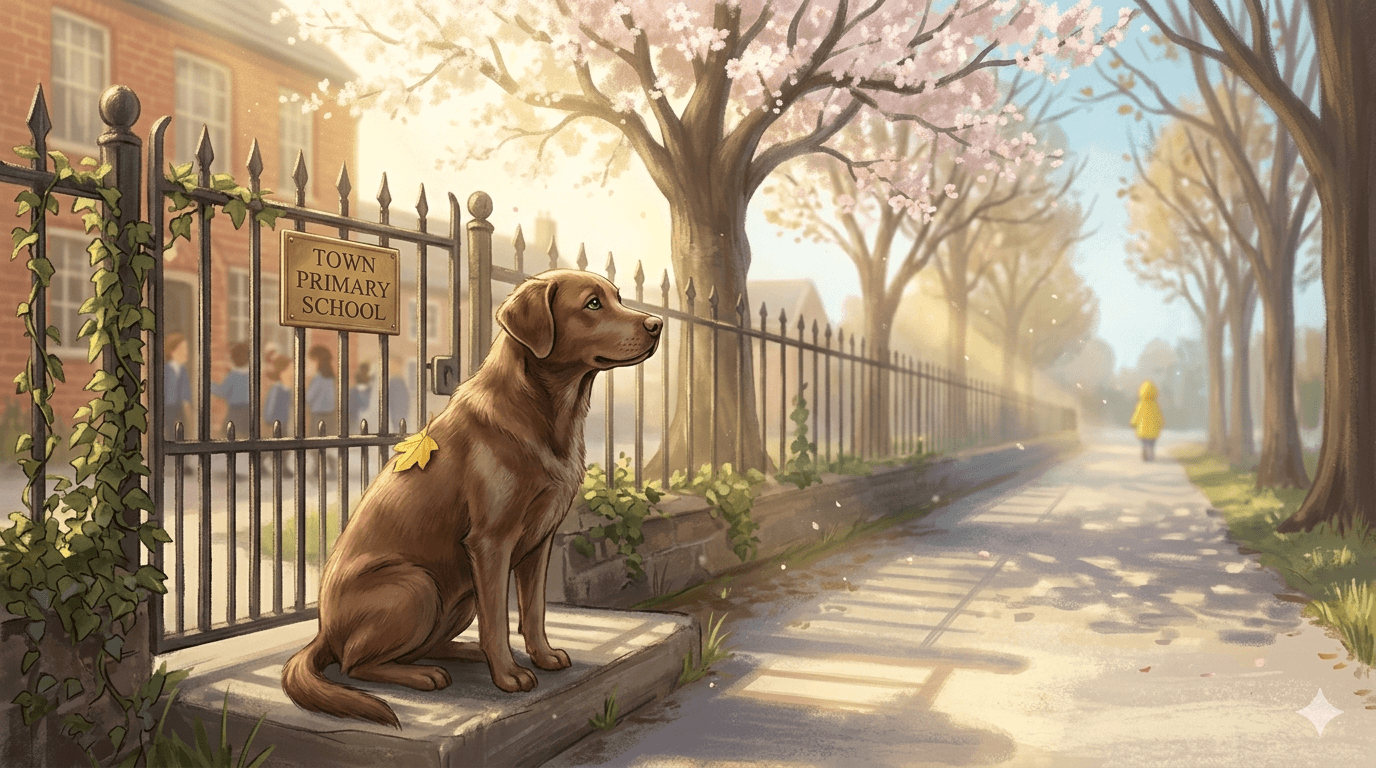 The Dog Who Walked to School